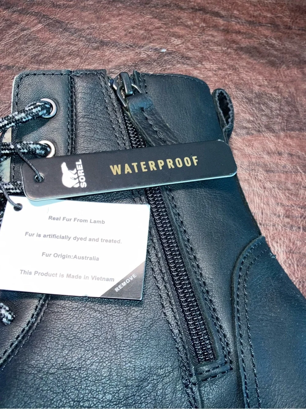 NWOB SOREL Emelie Genuine Leather Boot 7